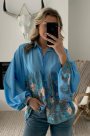 VALERIE - Blouse - Blauw