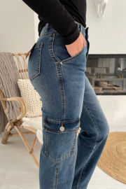 BOBBIE - Jeans- Blauw