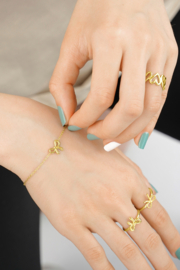Armband Strik - Goud - Stainless Steel