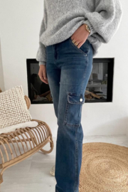 BOBBIE - Jeans- Blauw