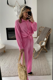 SAAR - Broek en blouse - Roze