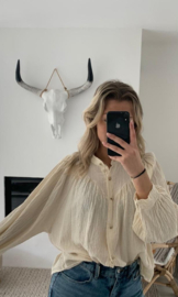 FLEUR - Blouse - Beige
