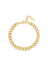 Armband schakel grof Basic - Goud - Stainless Steel