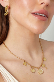 Bedelketting PALM SPRINGS - Goud - Stainless Steel