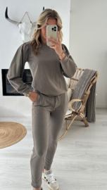 YESS -  Sweater - Taupe