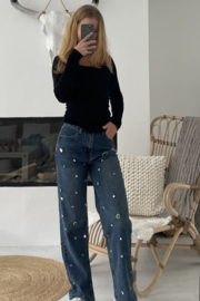 BILLY - Jeans steentjes - Blauw