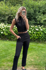 JADE - Top en Broek - Zwart