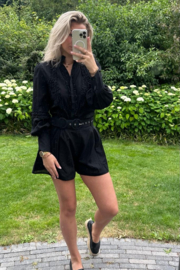 HAILEY - Blouse en broek - Zwart