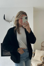 SANDRA - Vest - Zwart