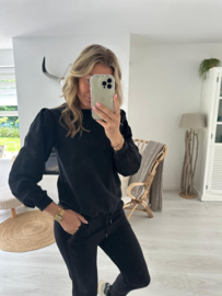 YESS -  Sweater - Zwart