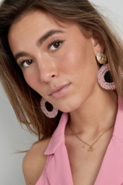 Ketting met bedel LIPS- Goud- Stainless Steel