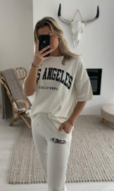 DENNY - Shirt en broek - Wit