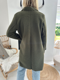 BABOU - Lange jas - Groen