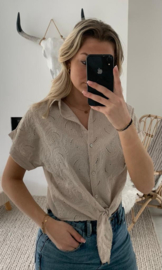 FLORE - Blouse -Beige