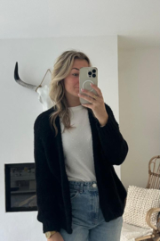 SANDRA - Vest - Zwart