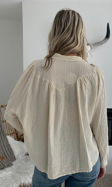 FLEUR - Blouse - Beige