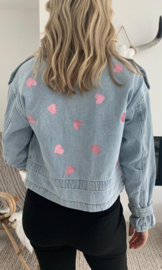 HEART - Spijkerjasje - Hartjes rug