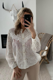 LOU - Blouse - Wit