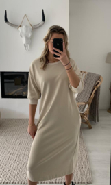 BELLE - Jurk - Beige