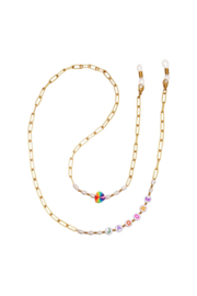 Zonnebril ketting  JADORE - Goud - Stainless Steel
