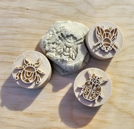 Pla stempel set Insecten (houtvezel)