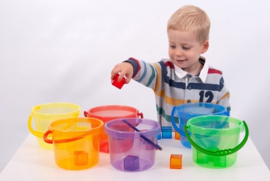 Tickit Doorschijnende kleurenEmmers