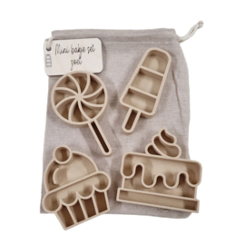 Mini bakjes set gereedschap