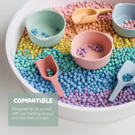 Nesting Bowlset Koraal/geel