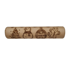 Houten roller Kerst