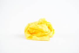 Laura's Play Cotton 90 x 90 Yellow Lemon