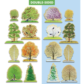 Four Seasons Trees Wooden Play Set