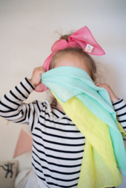 Pit and Play Katoenen speeldoeken set 6 stuks pastel Large