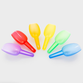TickiT Transparante schepjes – 6 stuks