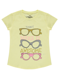 T-shirt brillen - geel