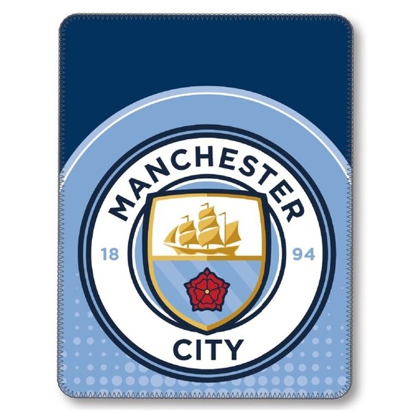 Manchester City plaid / fleecedeken