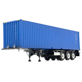 Pacton uitschuifbaar zeevracht containerchassis (zonder container), schaal 1:32