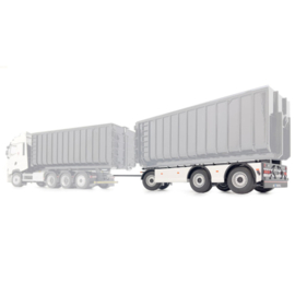 GS Meppel hooklift container trailer Volvo, schaal 1:32