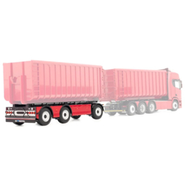 GS Meppel hooklift container trailer, schaal 1:32