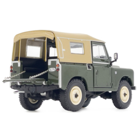 Landrover Series 3 88 softtop deep bronze green, schaal 1:32