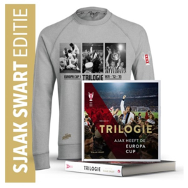 Ajax trilogie (editie Sjaak Swart) + sweater, maat L
