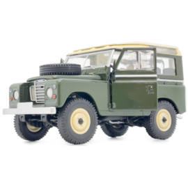Landrover Series 3 88 safari roof deep bronze green, schaal 1:32