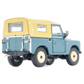 Landrover Series 3 88 softtop marine blue, schaal 1:32