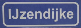 Koelkastmagneet plaatsnaambord Ijzendijke