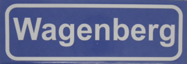 Koelkastmagneet plaatsnaambord Wagenberg