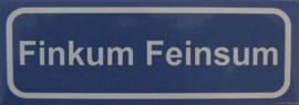 Koelkastmagneet plaatsnaambord Finkum Feinsum