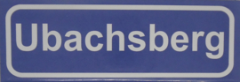Koelkastmagneet plaatsnaambord Ubachsberg