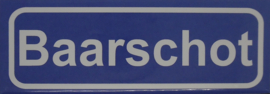 Koelkastmagneet plaatsnaambord Baarschot