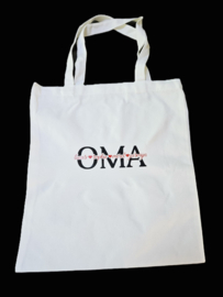 Katoenen Tas “Mama of Oma” – Met namen van (klein)kinderen