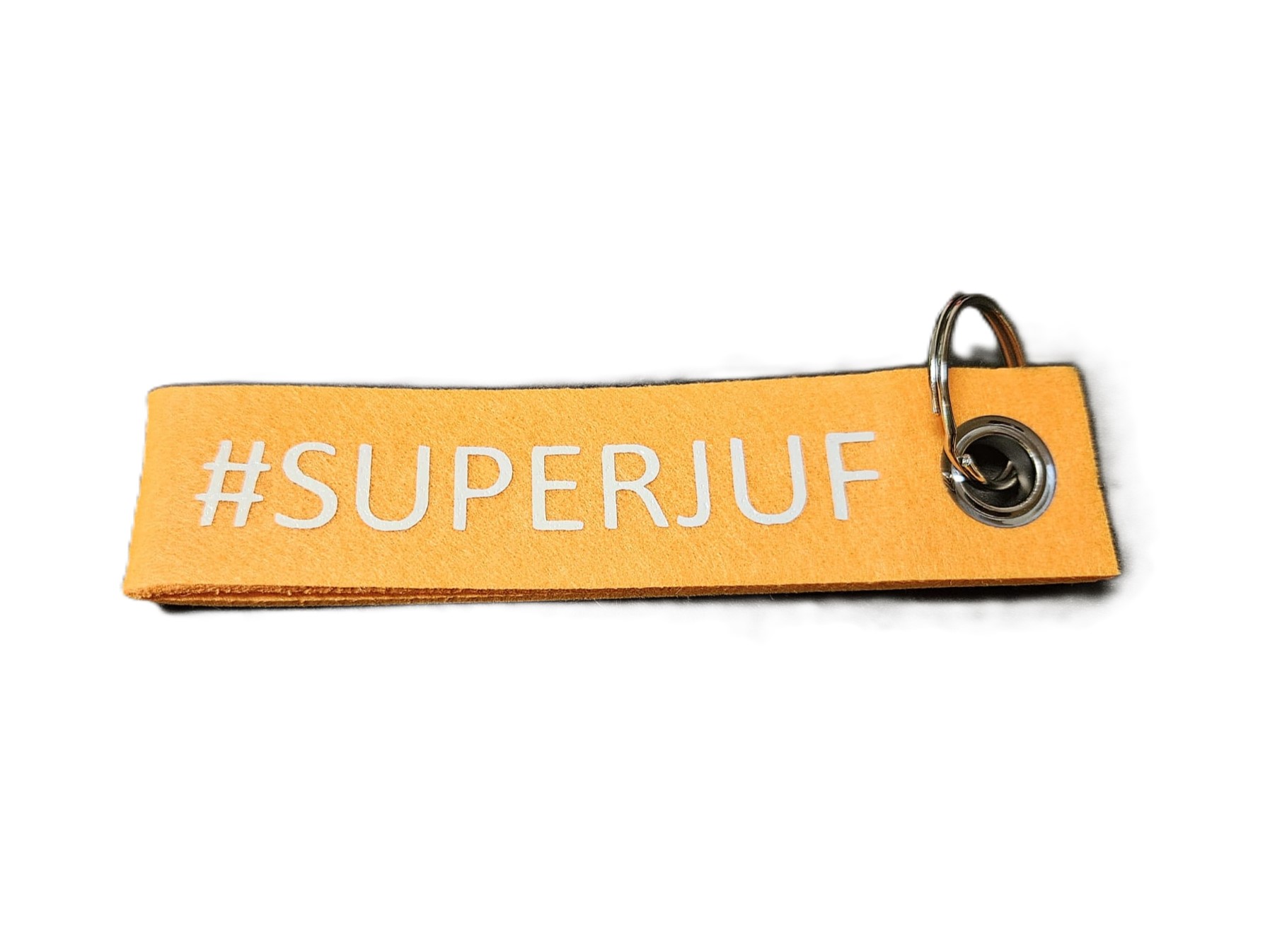 Vilten Sleutelhanger – #superjuf