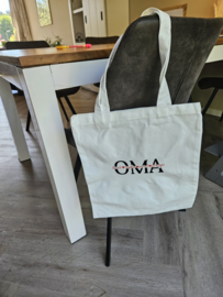 Katoenen Tas “Mama of Oma” – Met namen van (klein)kinderen